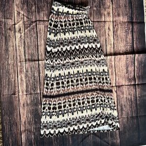 Floor length maxi skirt